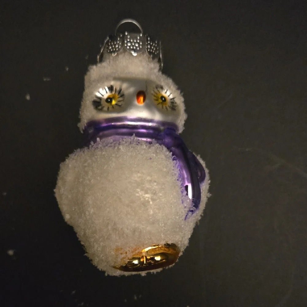 Target Snowy Owl Ornaments Set - Gold, Purple, Blue, Red
